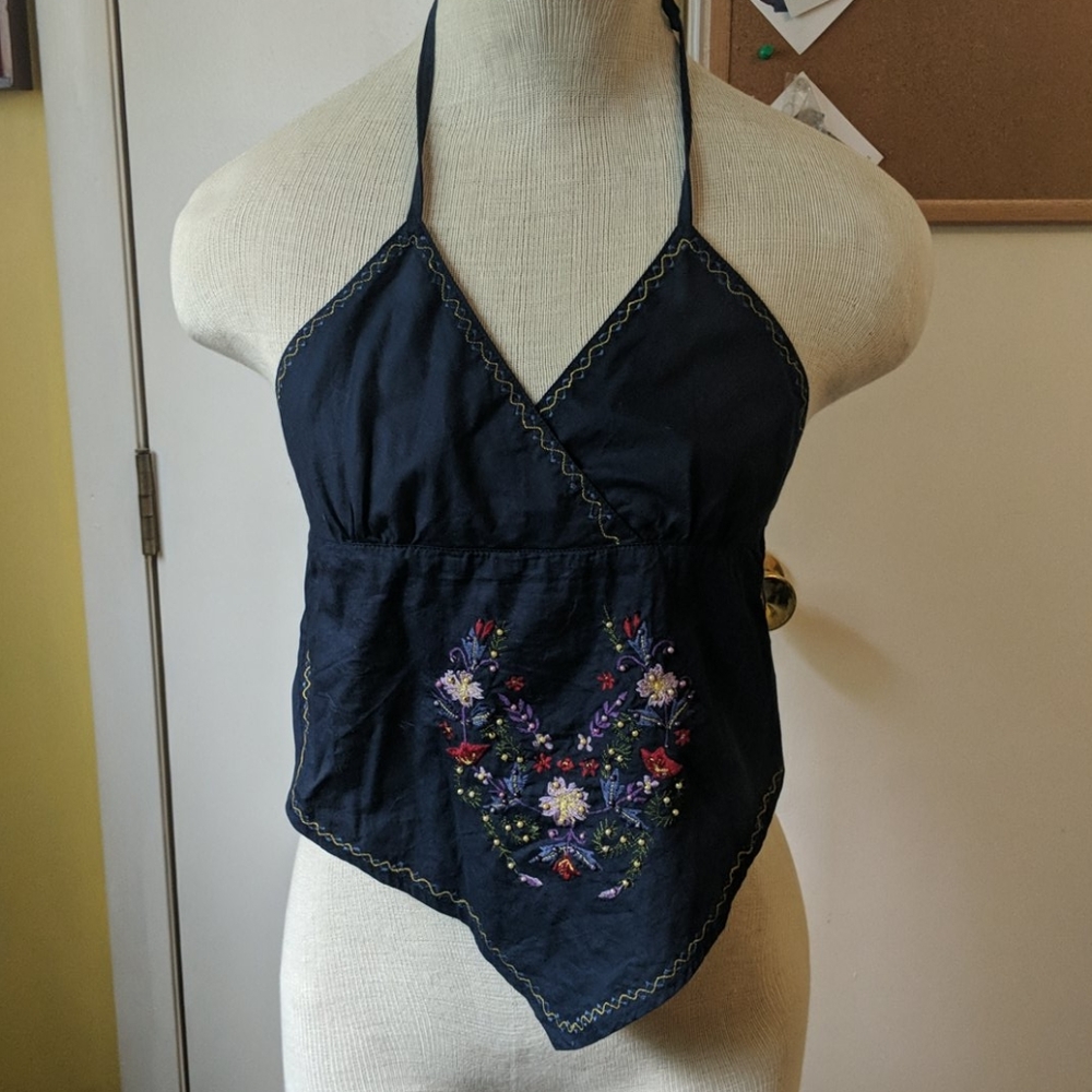 Early 00's handkerchief halter top